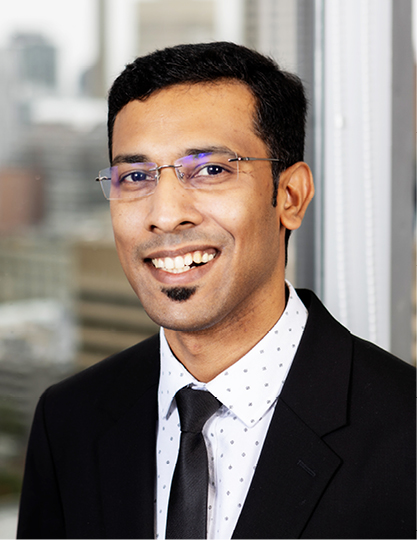 Headshot of Vikash Cherian, MBA, B.Com. (Il)